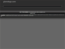 Tablet Screenshot of glamdogs.com